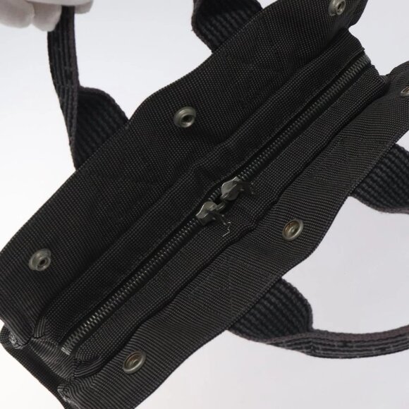 HERMES Her Line PM Backpack Canvas Gray Silver - Picture 9 of 14